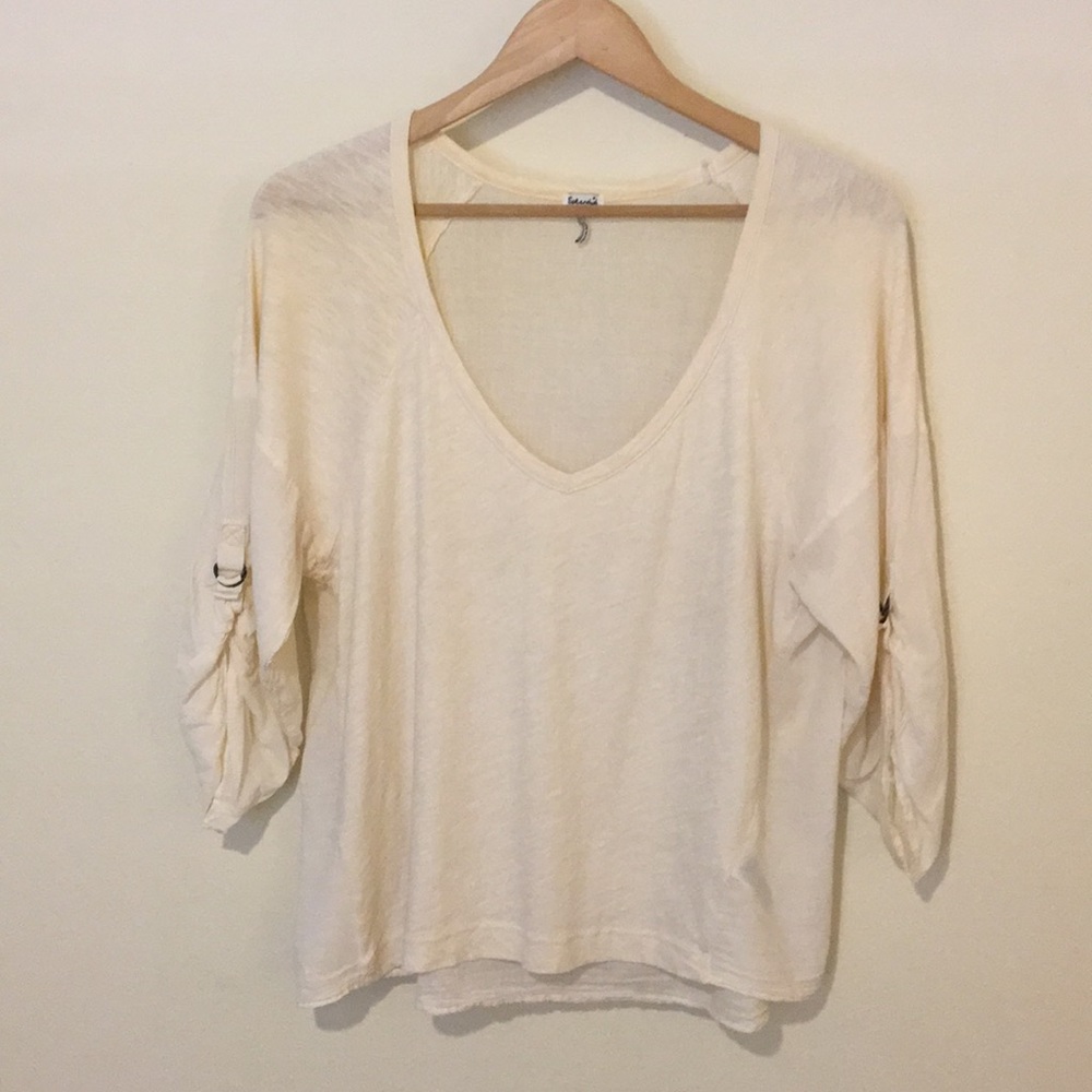 Splendid 3/4 sleeve layering blouse.